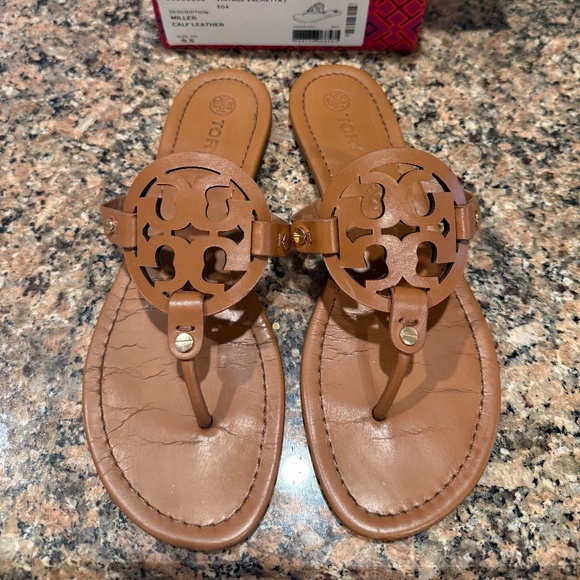 Tory Burch Miller Sandals size 9.5 - Picture 1 of 2